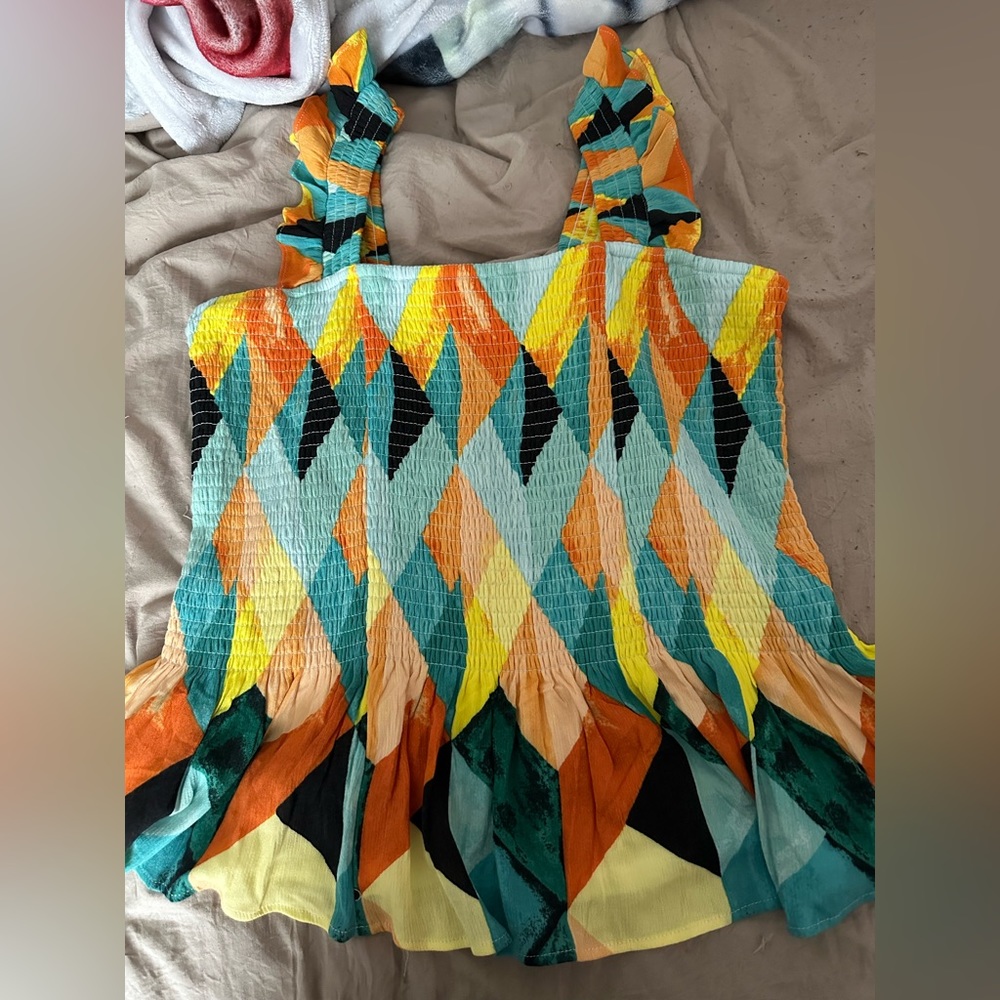 Torrid summer ruffle tank top